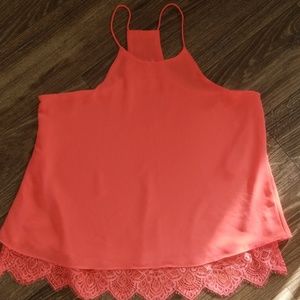 Cami top neon orange Sweet Journey top